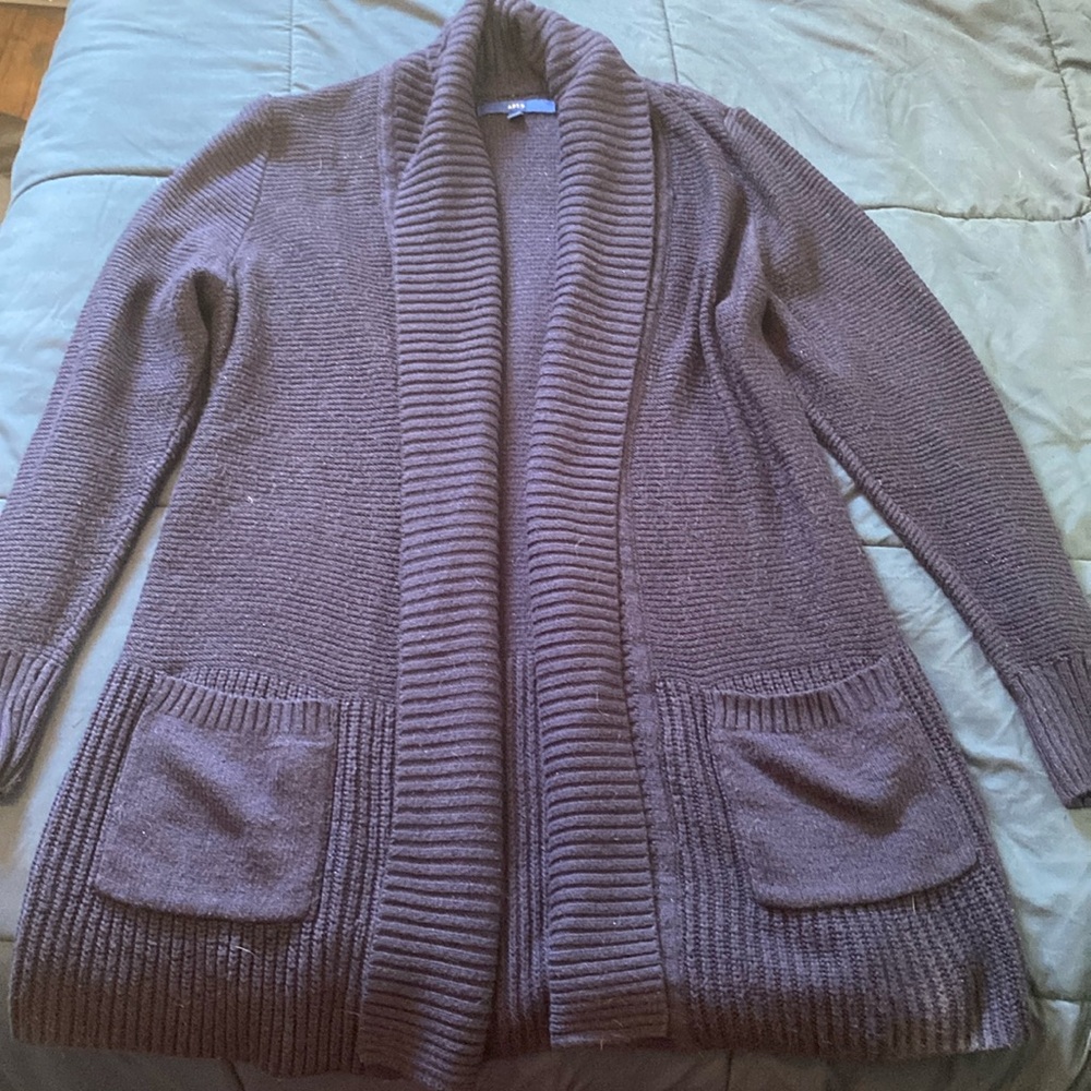 APT 9 Blue Cardigan with Pockets.